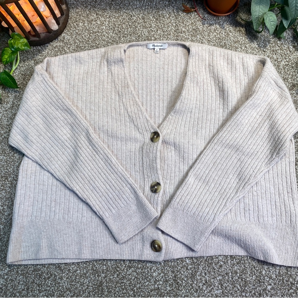Madewell Button Sweater Cardigan